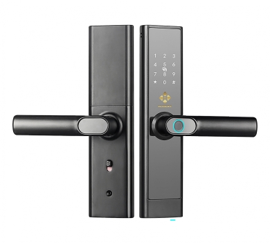 KHÓA CỬA THÔNG MINH HUBERT HB CG39 BLACK APP WIFI