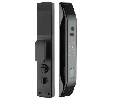 KHÓA CỬA VÂN TAY HUBERT HB CG68 DARK GRAY APP WIFI