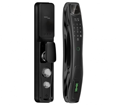 KHÓA CỬA VÂN TAY HUBERT HB CG86 NANO BLACK FACE ID, APP WIFI