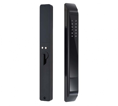 KHÓA VÂN TAY CỬA NHÔM HUBERT HB CN79 BLACK