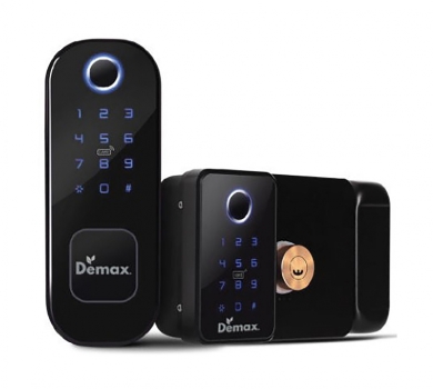KHÓA CỬA CỔNG SẮT CHỐNG NƯỚC DEMAX SL602 WP APP BLUETOOTH