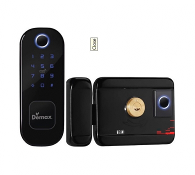 KHÓA CỬA CỔNG SẮT CHỐNG NƯỚC DEMAX SL603 WP APP WIFI