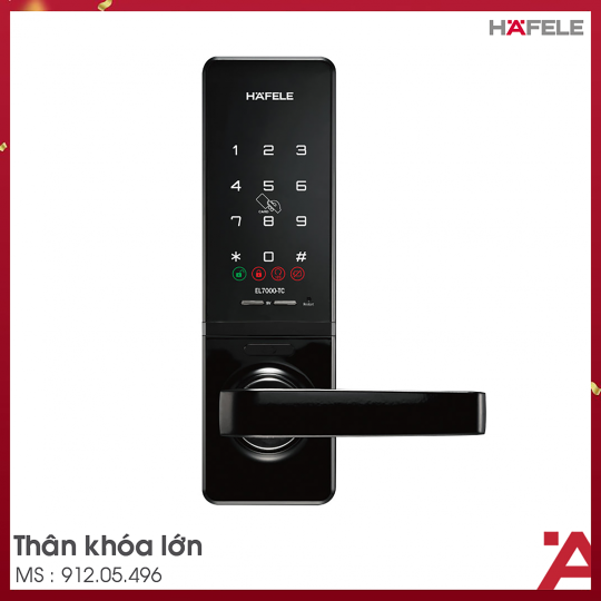 KHOÁ ĐIỆN TỬ THÂN LỚN HAFELE EL7000-TC 912.05.496