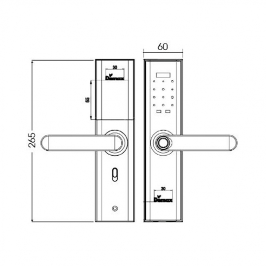 KHOÁ THÔNG MINH DEMAX SL266 AC - APP WIFI