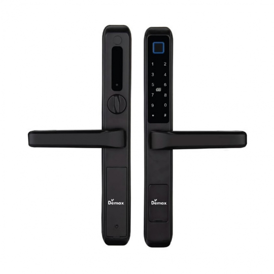 KHÓA THÔNG MINH CỬA NHÔM, SẮT, INOX DEMAX SL606 BL - APP WIFI