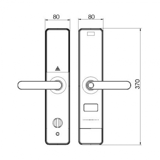 KHOÁ THÔNG MINH DEMAX SL628 CB - APP WIFI